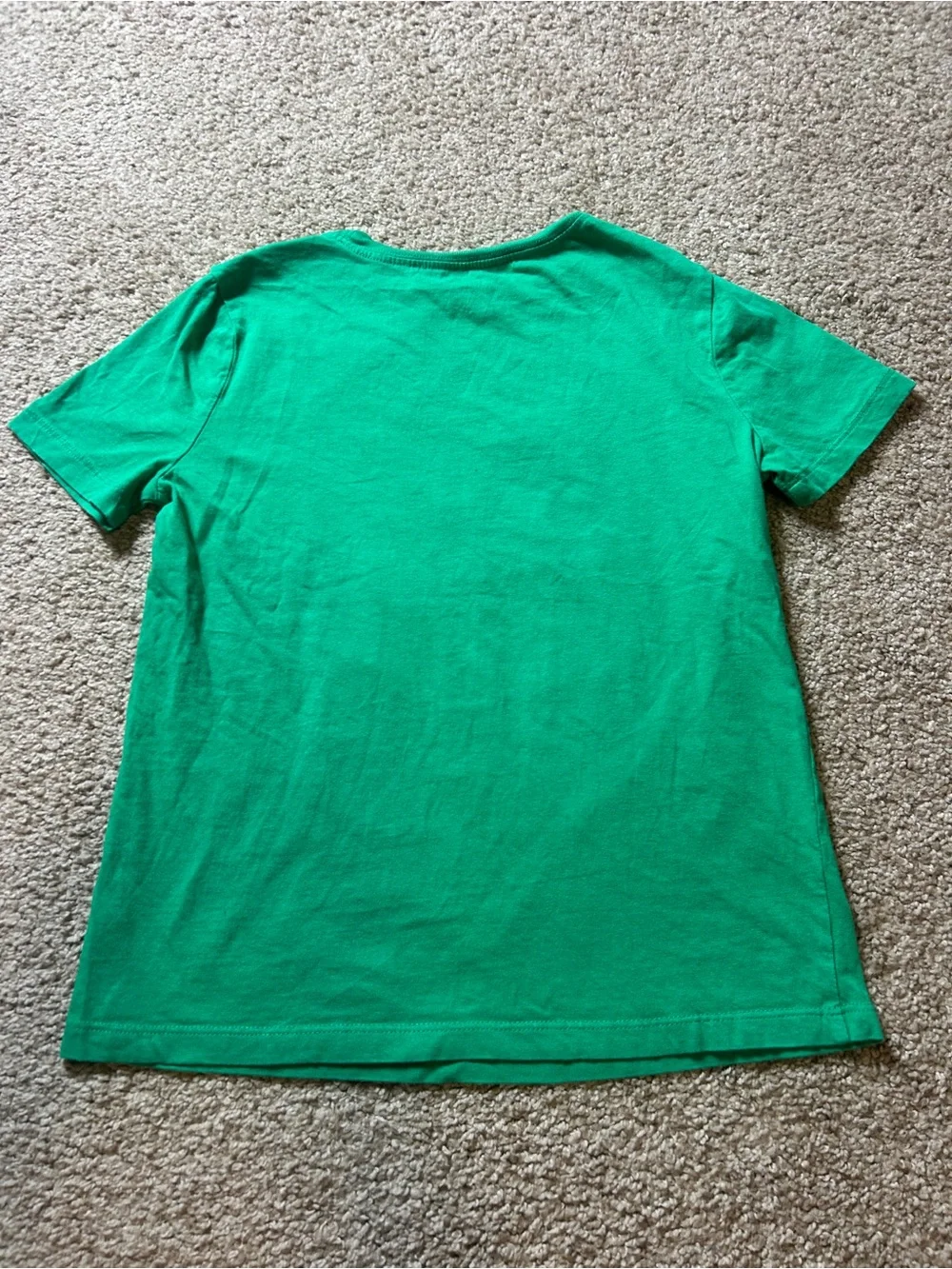 Carters Boys Green Graphic T Shirt Construction Monster Truck Short Sleeve